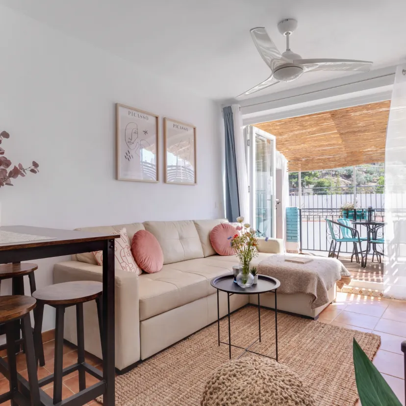 The livingroom of Apartamento Picasso