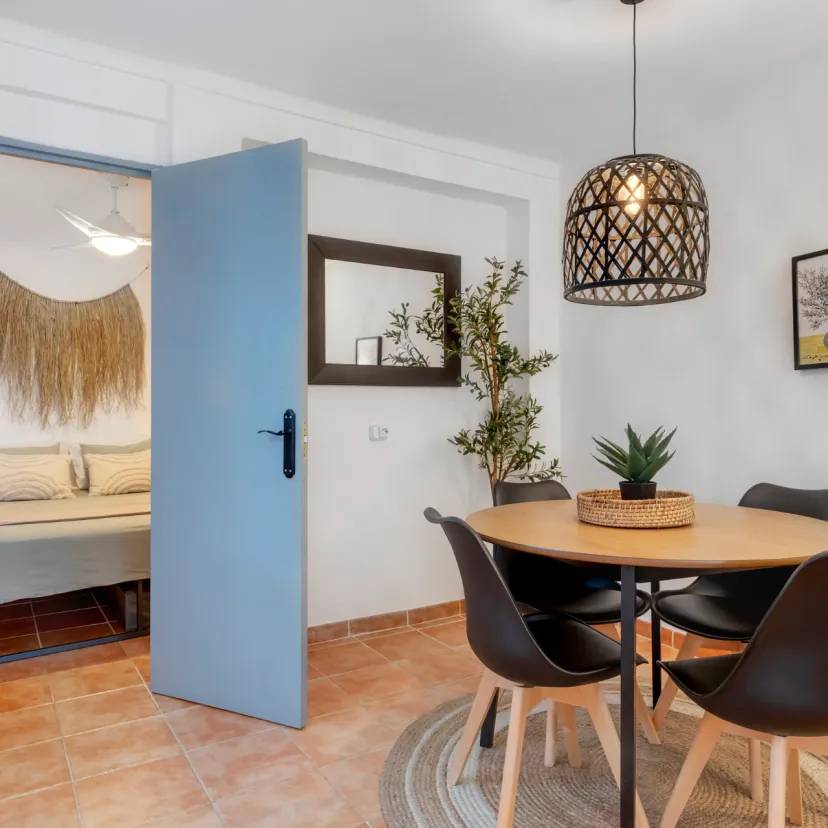 Der Essbereich des Apartamento Olivo